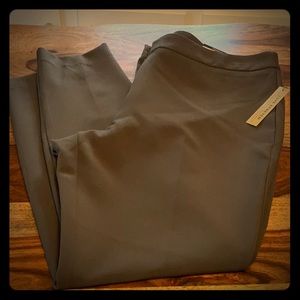 Olive straight leg work pant